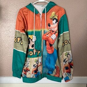 Brand new Disney Goofy zip up hoodie women’s L